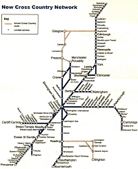 Cross Country Trains National Rail Network